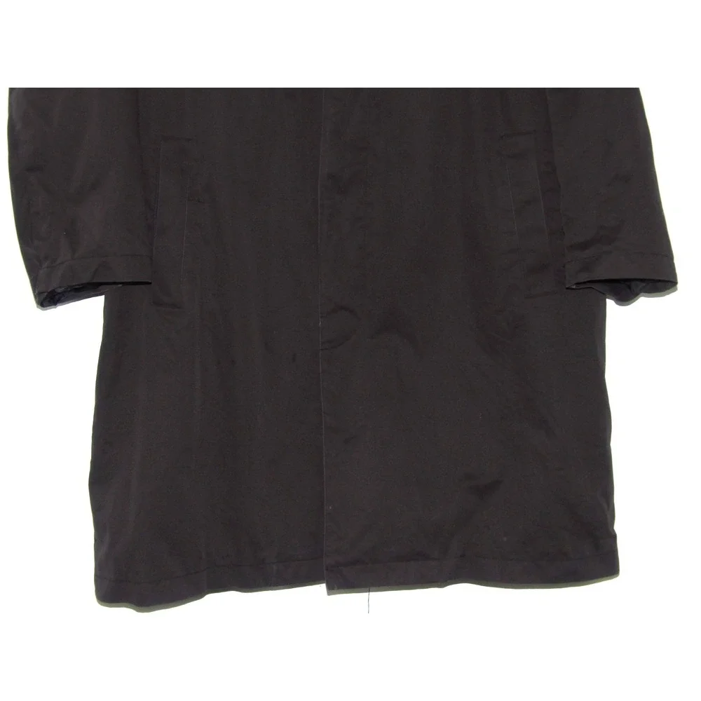 Brooks‎ Brothers 346 Black Removeable Liner Button Up Overcoat Men's 42